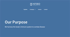 Desktop Screenshot of hifibio.com